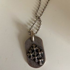Authentic Chrome Hearts Cross NYC Necklace